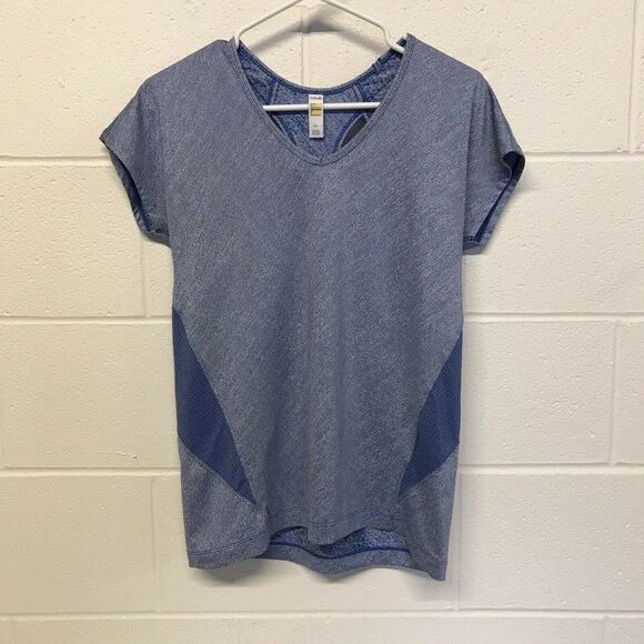 Lole Tops - Lole Womens Athletic Top Blue Open Back Cap Sleeve Pullover Quick Dry Size Small